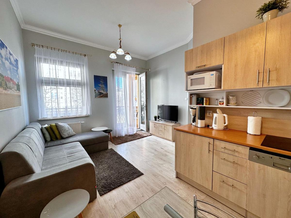 Gracja, Sopot Monte Cassino, Balkon, Parking Apartman Kültér fotó