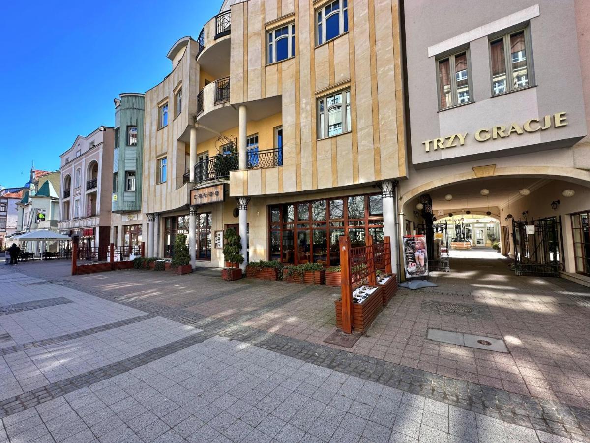 Gracja, Sopot Monte Cassino, Balkon, Parking Apartman Kültér fotó